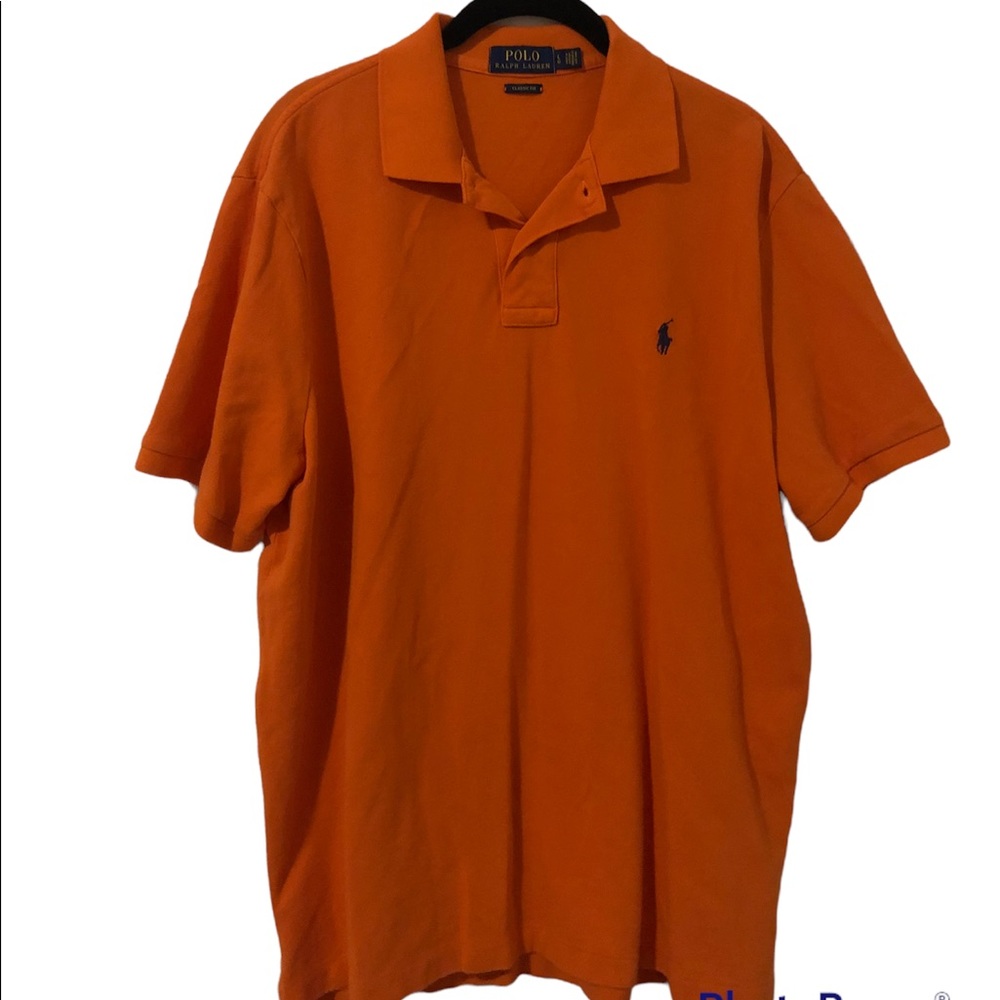 Orange Ralph Lauren Polo. Large